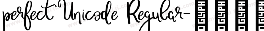perfect Unicode Regular字体转换